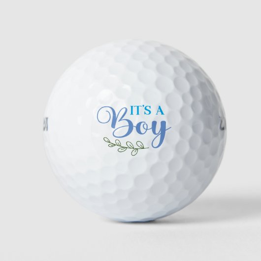 Es ist eine Babydusche Golfball (Vorderseite)