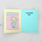 Es ist eine Babydusche! Karte! Einladung (Innenseite)