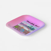 Es ist eine Babydusche mit Niedlichen Ozeanstriche Pappteller (Gewinkelt)