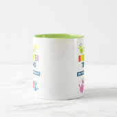 Es ist eine Babysitter-Sache, die man nicht verste Zweifarbige Tasse (Mittel)