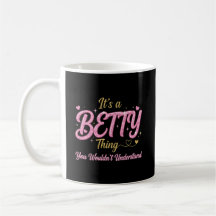 Es ist eine Betty-Sache Rosa Gold Frauen Geschenk