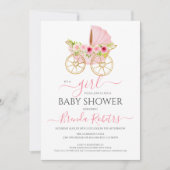 Es ist eine Blumenbaby-Grippe Save The Date (Vorderseite)