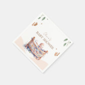 Es ist eine Boho-Bassinet-Babydusche Serviette (Ecke)