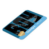 Es ist eine Boy Announcement - Sonogramm mit DIY T Magnet (Linke Seite)