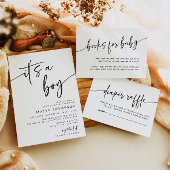 Es ist eine Boy Baby Dusche Einladung Modern Minim