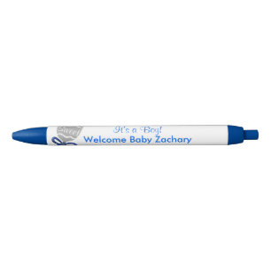 Es ist eine Boy Baby Rattle Blue Star Bow Ankündig Kugelschreiber