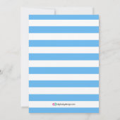 Es ist eine Boy Baby Shower Brunch Party Einladung (Rückseite)