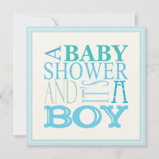 Es ist eine Boy Baby Shower Einladung