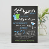 Es ist eine Boy Baby Shower Einladung Brunch Book (Stehend Vorderseite)