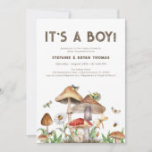 Es ist eine Boy Baby Shower Einladung | Whimsical (Vorderseite)