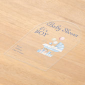 Es ist eine Boy Baby Shower Invitation Card 16 Acryleinladungen (Ablage )