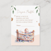 Es ist eine Boy Boho Bassinet Babydusche Begleitkarte (Vorderseite)