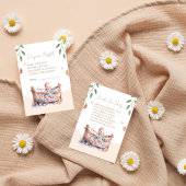 Es ist eine Boy Boho Bassinet Babydusche Begleitkarte