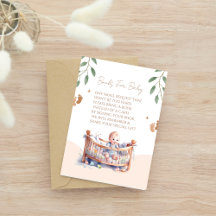 Es ist eine Boy Boho Bassinet Babydusche