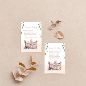 Es ist eine Boy Boho Bassinet Babydusche Begleitkarte