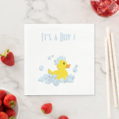 Es ist eine Boy Duck Serviette (Beispiel)