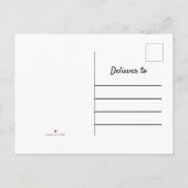 Es ist eine Boy Niedlich Blue Baby Announcement Po Ankündigungspostkarte (Rückseite)