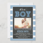 Es ist eine Boy Picture Baby Shower Einladung (Vorderseite)