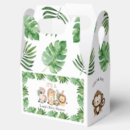 Es ist eine Boy Safari Baby Duwer Fevor Box Geschenkschachtel