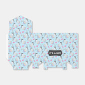 Es ist eine Boy Stork Baby Gevor Box Geschenkschachtel (Ungefaltet)