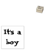 Es ist eine Briefmarke aus Gummi Gummistempel (Stempel)