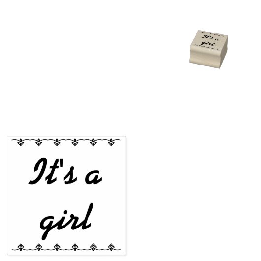 Es ist eine Briefmarke aus Gummi Gummistempel (Stempel)