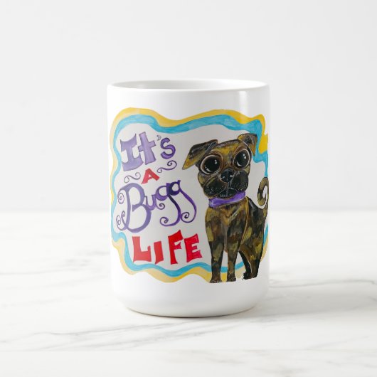 Es ist eine Bugg Life Hund Tasse (Mittel)