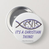 Es ist eine christliche Sache Button (Vorne & Hinten)