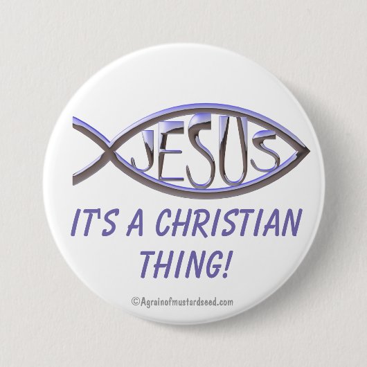 Es ist eine christliche Sache Button (Vorderseite)