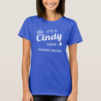 Es ist eine Cindy-Sache