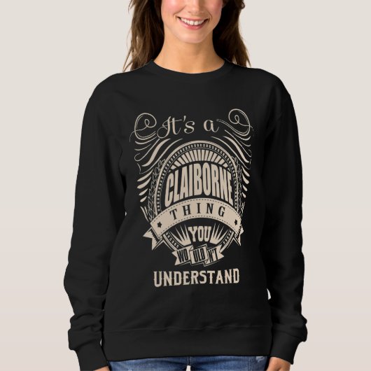 Es ist eine CLAIBORNE Sache Sweatshirt (Vorderseite)