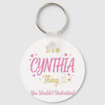 Es ist eine Cynthia-Sache Pink Gold Frauen-Geschen