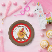 Es ist eine Dackel Roast Party Platte Pappteller (Party)