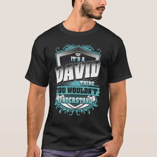 Es ist eine DAVID Sache, die man nicht klassisch v T-Shirt (Vorderseite)