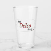 Es ist eine Delco-Sache (R) Glas (Vorderseite)
