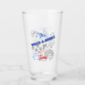 Es ist eine Doodle-Zeit.w Glas (Vorderseite)