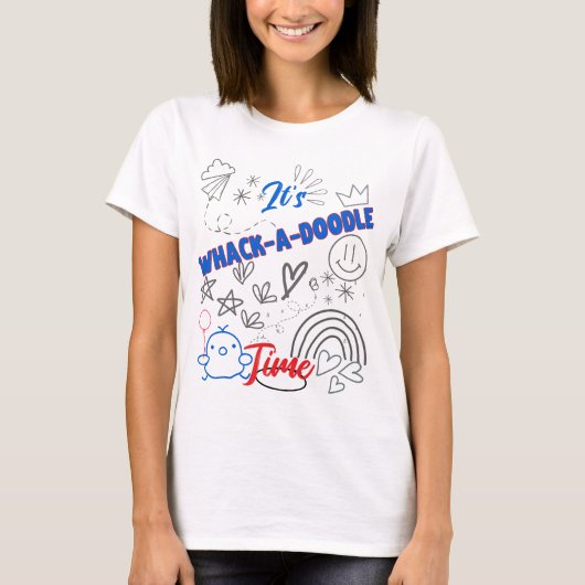 Es ist eine Doodle-Zeit.w T-Shirt (Vorderseite)