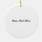 Es ist eine Drillteam-Sache Keramik Ornament (Hinten)