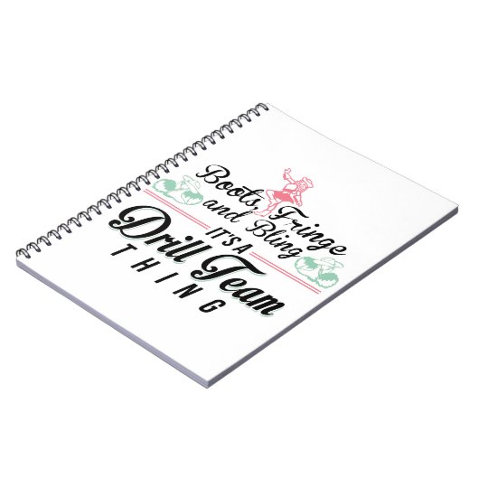 Es ist eine Drillteam-Sache Notizblock (Linke Seite)