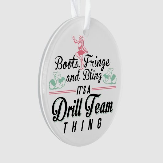 Es ist eine Drillteam-Sache Ornament (Vorderseite)