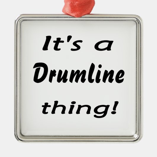Es ist eine drumline Sache! Ornament Aus Metall (Vorne)