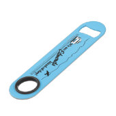 Es ist eine Edmonds Art Tag Speed Flaschenöffner (Vorderseite Schrägansicht)