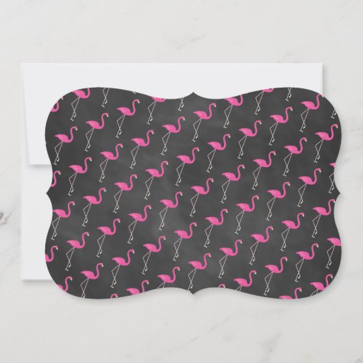 Es ist eine Einladung für die Kinderdusche - Chalk (Rückseite)