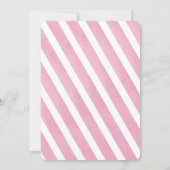 Es ist eine Einladung für ein Mädchen-Lebkuchen-Ba (Rückseite)