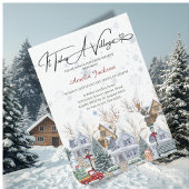 Es ist eine Einladung für ein Village Baby Dusche