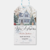 Es ist eine Einladung für ein Village Baby Dusche Geschenkanhänger (Vorderseite)