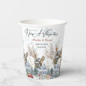 Es ist eine Einladung für ein Village Baby Dusche Pappbecher (Vorderseite)