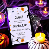 Es ist eine Einladung für eine Kindermädchendusche