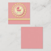 Es ist eine Einladung für Mädchen/Babydusche (Vorne/Hinten)