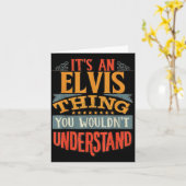 Es ist eine Elvis-Sache, die du nicht verstehen wü Karte (Gelbe Blume)